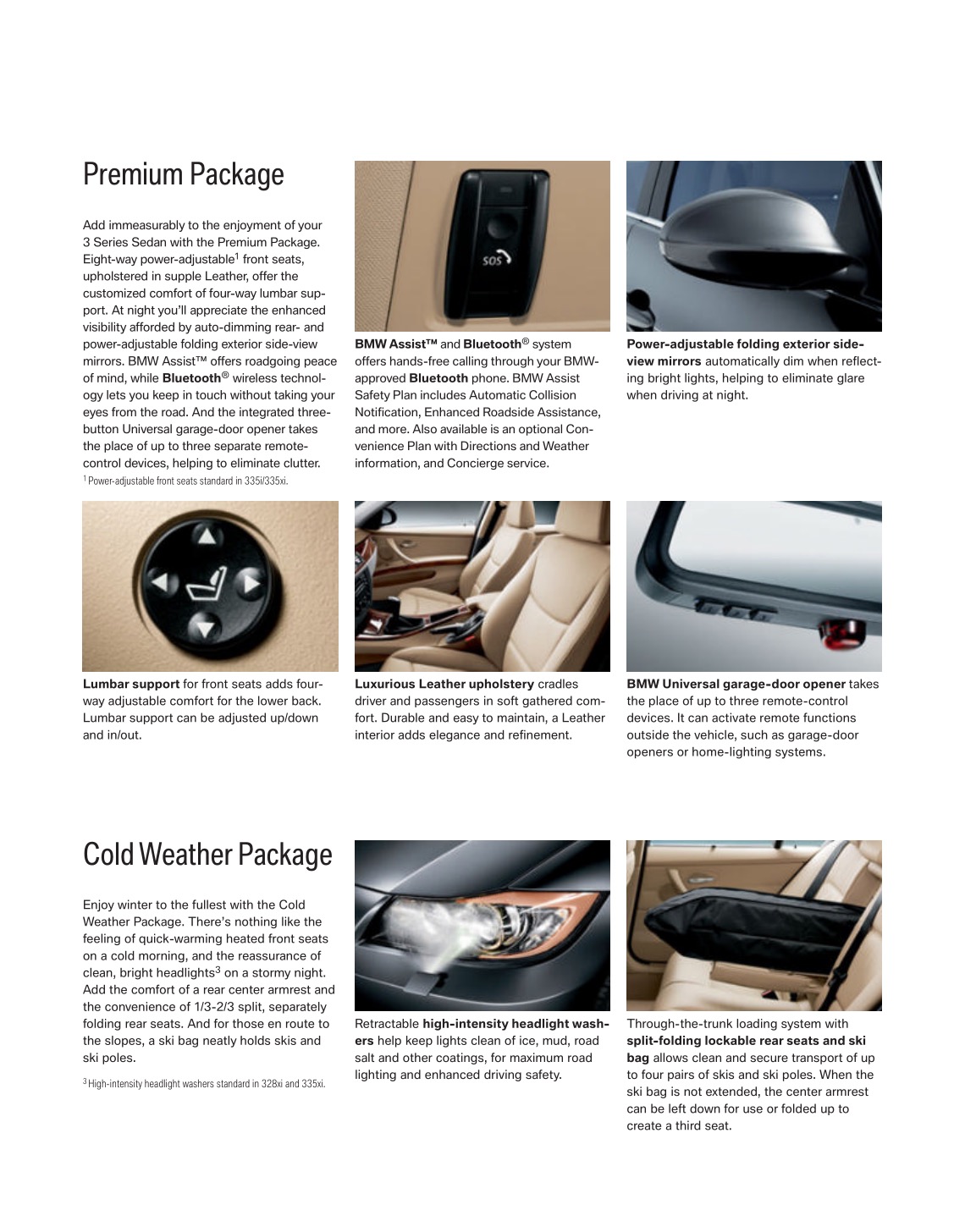 2008 BMW 3-Series Sedan Brochure Page 20